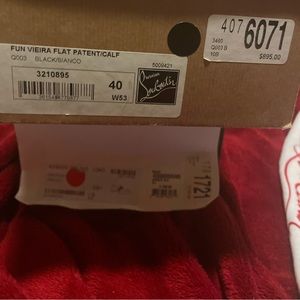 Brand new Christian louboutin unisex sneak/ shoe, retail for 895-1045 depending